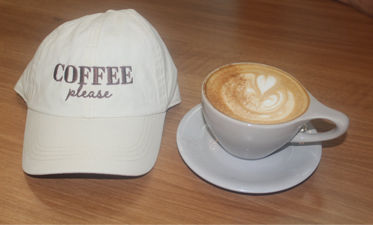 Coffee Please Hat Beige