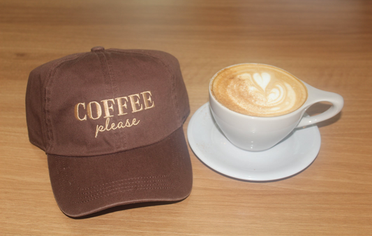 Coffee Please Hat Brown