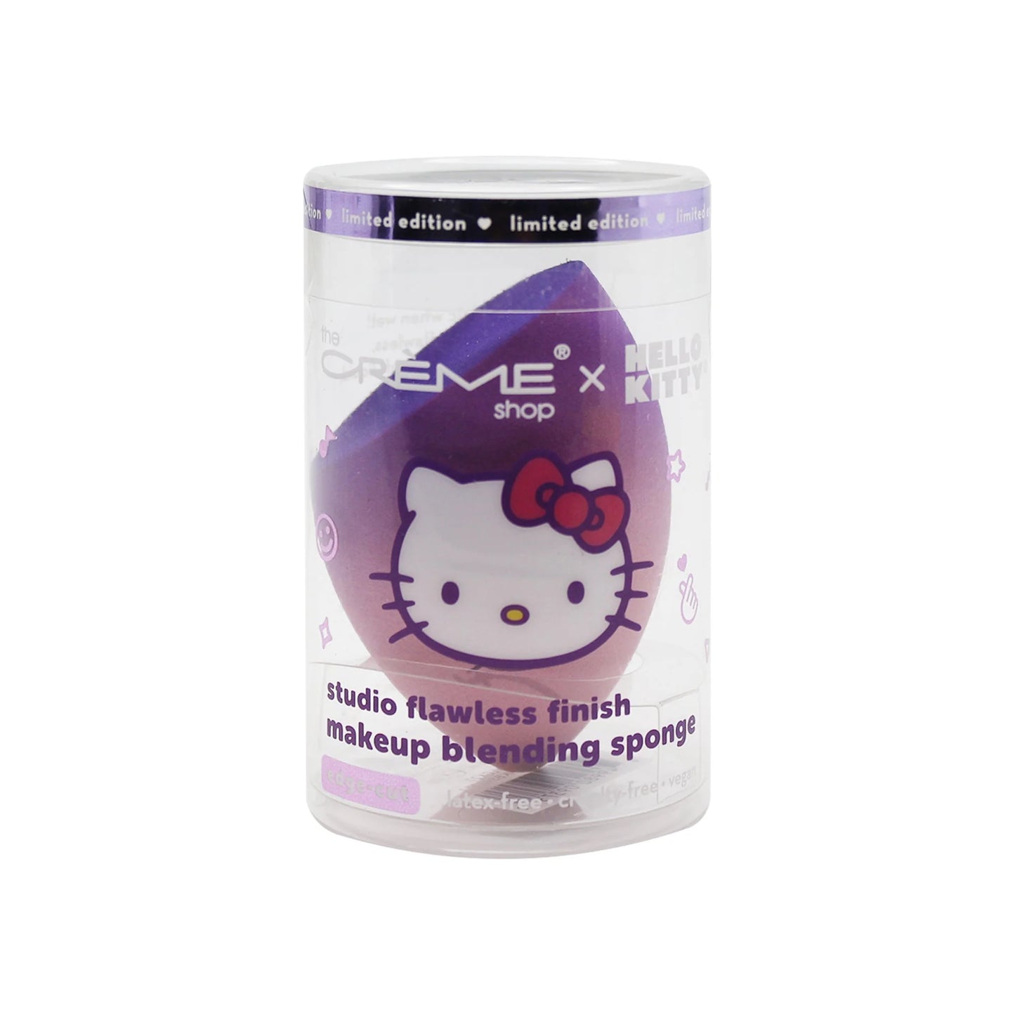 THE CRÈME SHOP X HELLO KITTY(PURPLE) FLAWLESS FINISH MAKEUP BLENDING SPONGE