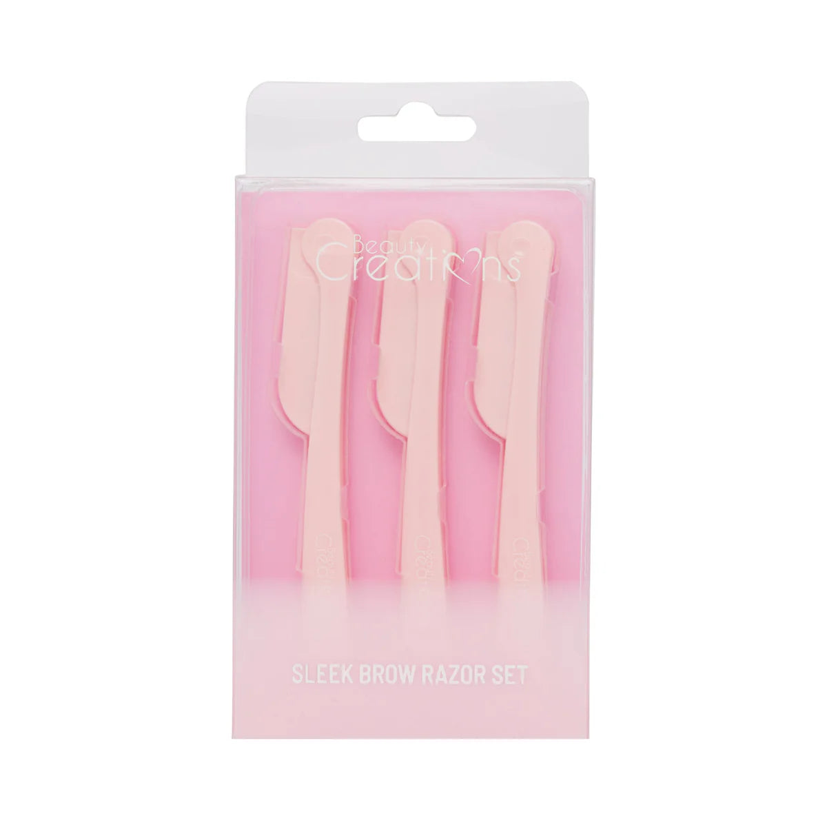 PINK SLEEK AND BROW RAZOR SET